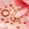   99Pcs 12 Style Imitation Amber Transparent Acrylic Beads MACR-PH0001-69-5