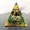 Resin Orgonite Pyramids  with  Ball PW-WG11318-01-2