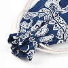 Elephant Printed Polycotton(Polyester Cotton) Packing Pouches Drawstring Bags ABAG-T004-10x14-38-3