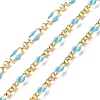 Enamel Oval Link Chains CHC-K014-10G-03-1