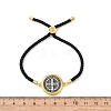 Alloy with Nylon Rope Slider Bracelets LS-BJEW-Z156-02G-02-5