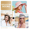 3Pcs 3 Colors Nylon Hat Bands DIY-CA0007-93-6