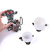 DIY 8Pcs Cow Coasters Diamond Art Painting Kit with Holder PW-WGDE775-01-4