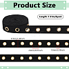 Cotton Herringbone Ribbons with Eyelet Rings OCOR-PH0005-36A-02-2