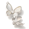 Brass Micro Pave Cubic Zirconia Pendants KK-K389-034P-2