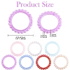 20Pcs UV Plating Opaque Acrylic Bead Frame PACR-YW0001-37-3