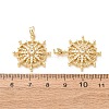 Brass Pave Cubic Zirconia Pendants KK-A304-29C-G-2