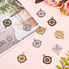 Tibetan Style Alloy Pendants TIBEP-PH0004-97-5