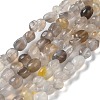 Natural Agate Beads Strands G-D081-A04-1