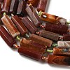 Natural Fire Crackle Agate Beads Strands G-P605-J02-01-4
