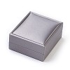 Imitation PU Leather Covered Wooden Jewelry Pendant Boxes X-OBOX-F004-12C-1