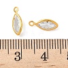 Brass Micro Pave Cubic Zirconia Charms KK-S336-01G-B-3