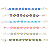 6Pcs 6 Colors Cotton Cord Knitted Daisy Cup Belt AJEW-TA0002-37-2