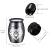 CREATCABIN Stainless Steel Cremation Urn AJEW-CN0001-89B-2