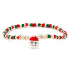 Christmas Acrylic Beads Stretch Bracelets QX4351-2-1