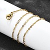 304 Stainless Steel Cable Chain Necklaces X-NJEW-E026-04G-B-2