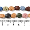 Natural Lava Rock Dyed Beads Strands G-H311-01-05-5