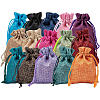 Burlap Packing Pouches Drawstring Bags ABAG-BC0001-12-1