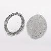 Alloy Cabochon Settings PALLOY-A15623-AS-NF-2