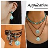 20Pcs 10 Styles Bohemia Styles Alloy & Acrylic Pendants FIND-CJ0005-70-7