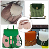 1 Set Handmade PU Leather Crochet Shoulder Bag Accessories Kits PURS-CL0001-37B-5