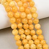 Natural Dyed White Jade Beads Strands GG-CBAEB22-B01-8mm-12-1
