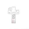Religion Cross & Angel Carbon Steel Cutting Dies Stencils PW-WG17303-01-3