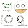 60Pcs Alloy Bead Frame FIND-YW0008-76-2