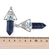 Natural Sodalite Faceted Pointed Bullet Big Pendants G-H076-02P-013-3