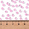 6/0 Inside Colours Transparent Glass Seed Beads SEED-T007-07G-4