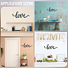 Iron Art Word Love Wall Ornaments HJEW-WH20004-18EB-5