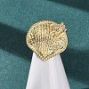 Ocean Brass Cuff Open Rings LS-RJEW-Z129-01G-01-1