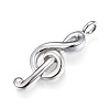 Tarnish Resistant 316 Surgical Stainless Steel Pendants STAS-P112-05P-1