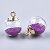 Glass Ball Pendants X-GLAA-T003-03B-2