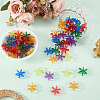 120Pcs Transparent Acrylic Beads OACR-SC0003-02B-5