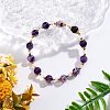 2 Strands Natural Striped Agate/Banded Agate Bead Strands G-OC0002-24-5