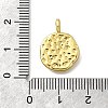 Brass with Enamel Pendants KK-D295-31G-02-2