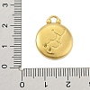 Real 18K Gold Plated Tone 304 Stainless Steel Pendants STAS-K291-01G-07-3