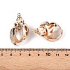 Natural Sea Shell Pendants SSHEL-N038-52-3