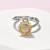 Rotatable Open Finger Rings for Women LS-RJEW-H245-02PG-2