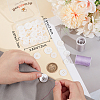42Pcs 4 Styles 4-Hole Natural Shell Buttons SHEL-BBC0001-16-3