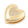 Brass Micro Pave Cubic Zirconia Slide Charms ZIRC-I068-07G-A-2