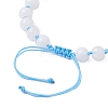 Acrylic Beaded Braided Bead Bracelets for Men Women BJEW-JB12493-4