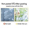 Gorgecraft Waterproof PVC Colored Laser Stained Window Film Adhesive Stickers DIY-WH0256-051-8