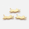 Alloy Kitten Cabochons PALLOY-WH0051-01G-03-1
