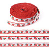 10Yards Polyester Strawberry Ribbon OCOR-TA0003-62B-1