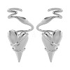 Alloy Heart Stud Earrings FS-WGE404F-02-1