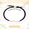 1Pc Adjustable Nylon Cord Slider Bracelets for Women BJEW-LP0001-32Y-01-2