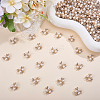 120Pcs Alloy Resin Cabochons ALRI-ME0001-04G-4