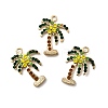 Alloy Rhinestone Pendants FIND-I051-03G-1